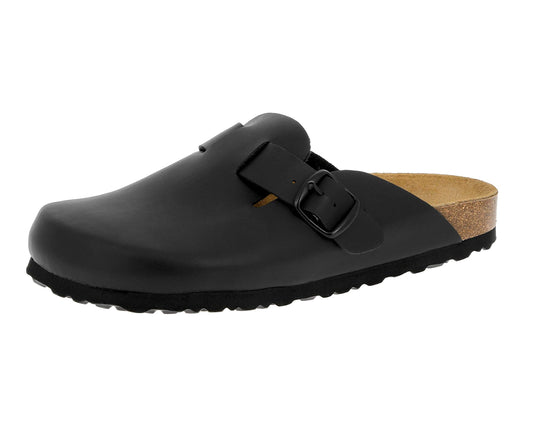 Lico Herren Bioline Clog Pantoletten, Schwarz, 42 EU