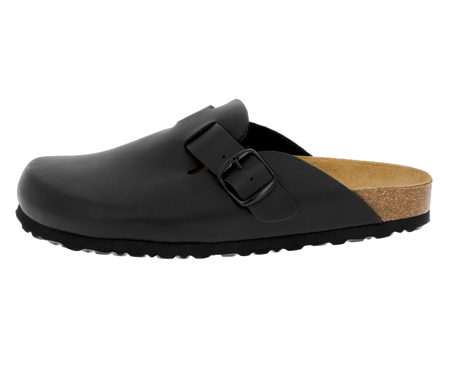 Lico Herren Bioline Clog Pantoletten, Schwarz, 42 EU