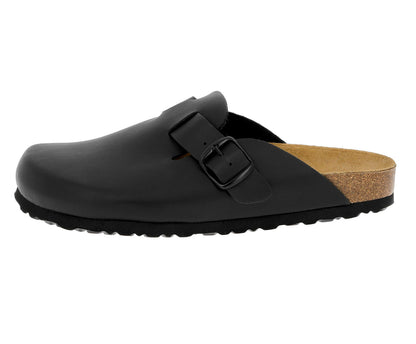 Lico Herren Bioline Clog Pantoletten, Schwarz, 42 EU