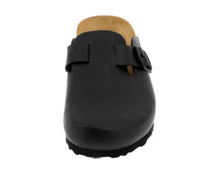 Lico Herren Bioline Clog Pantoletten, Schwarz, 42 EU