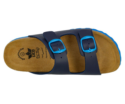 Lico Herren Bioline Kids Pantoletten, Marine Blau, 42 EU