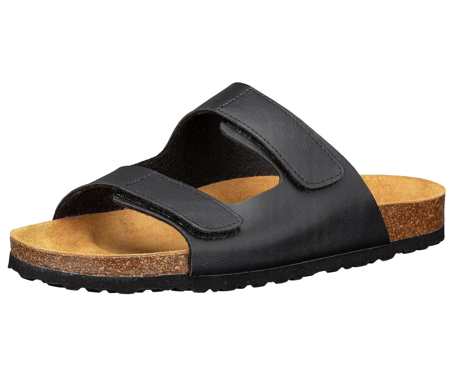 Lico Herren Bioline Man Hausschuhe, Schwarz Velcro, 40 EU